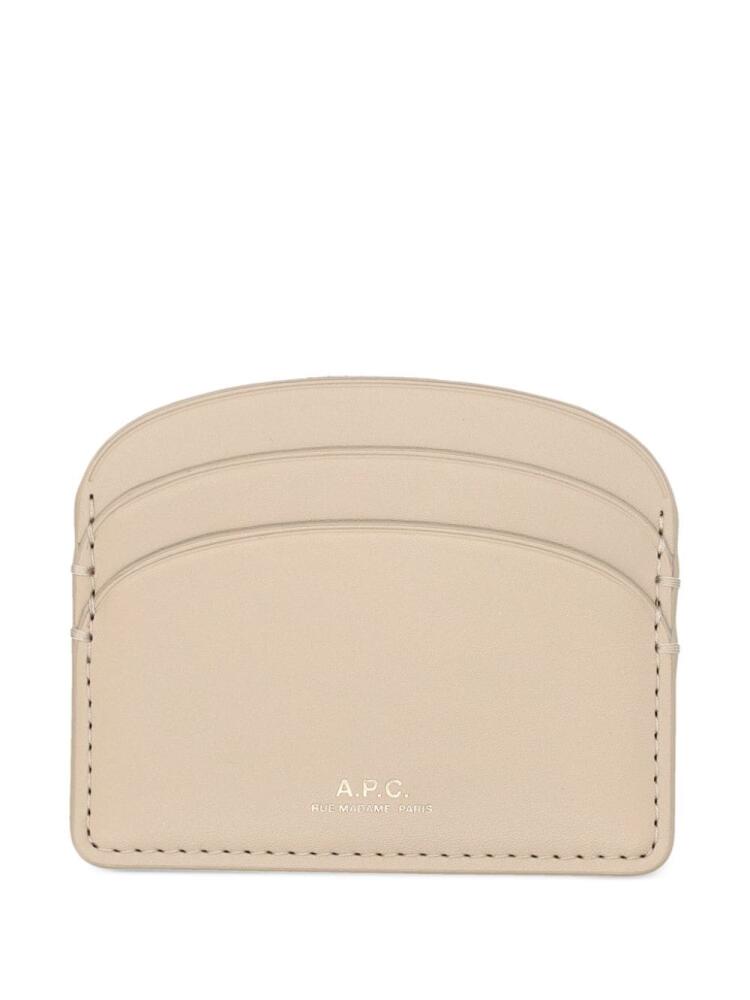 A.P.C. Demi-Lune card holder - Neutrals Cover