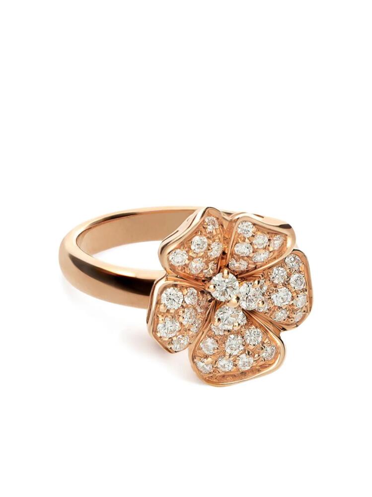 LEO PIZZO 18kt rose gold Flora diamond ring - Pink Cover