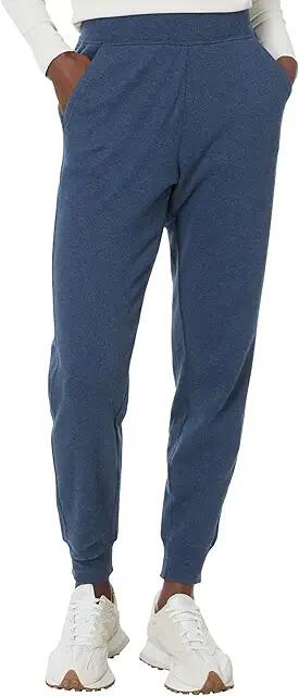 PACT Airplane Jogger in Organic Cotton Interlock (French Navy Heather) Women's Casual Pants Cover