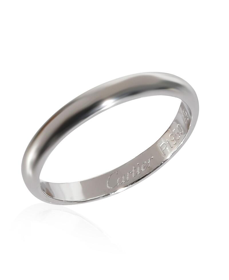 Pre-Owned Cartier 1895 950 Platinum Wedding Band Cover