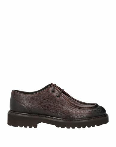 Doucal's Man Lace-up shoes Cocoa Calfskin Cover