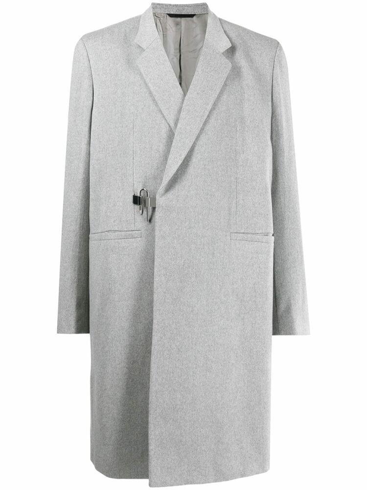 Givenchy single-breasted wool coat - Grey Cover