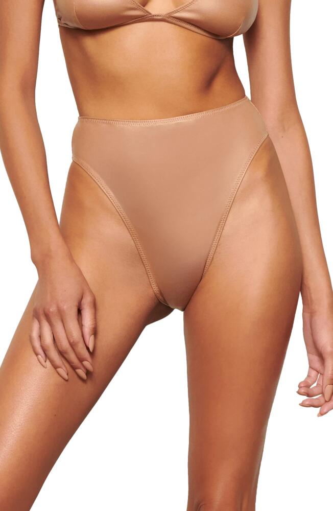 SKIMS Wet Jersey High Waisted Briefs in Sienna Cover