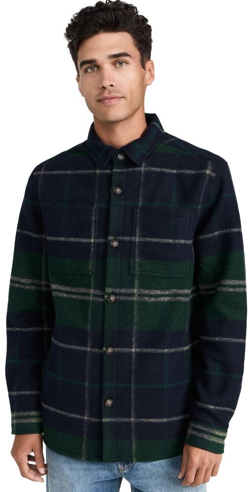 Barbour Barbour Chapter Tailored Check Overshirt Green Loch Tartan Cover