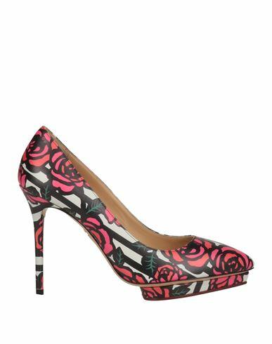 Charlotte Olympia Woman Pumps Pink Leather Cover