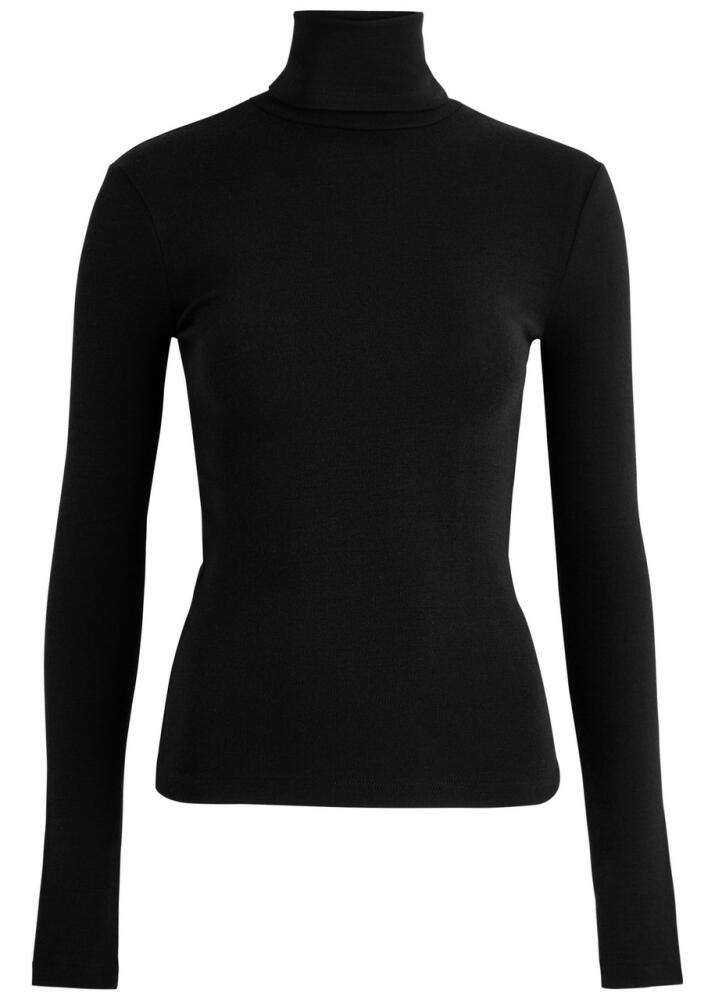 Rohe Roll-neck Stretch-wool Jumper - Black Cover