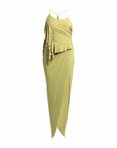 Alexandre Vauthier Woman Maxi dress Light green Viscose, Elastane Cover