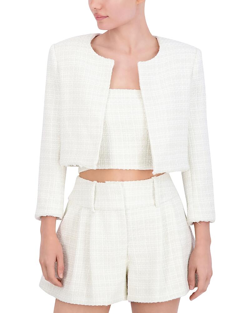 Bcbgmaxazria Cropped Tweed Jacket Cover