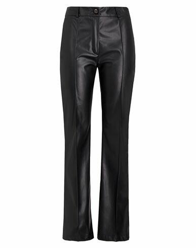 8 By Yoox High-waist Bootcut Pants Woman Pants Black Polyester, Polyurethane Cover