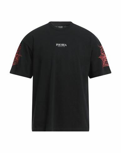 Phobia Archive Man T-shirt Black Cotton Cover