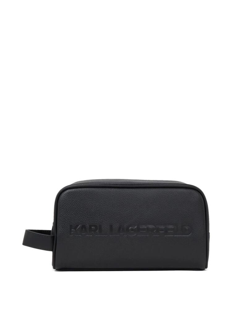 Karl Lagerfeld Essential washbag - Black Cover