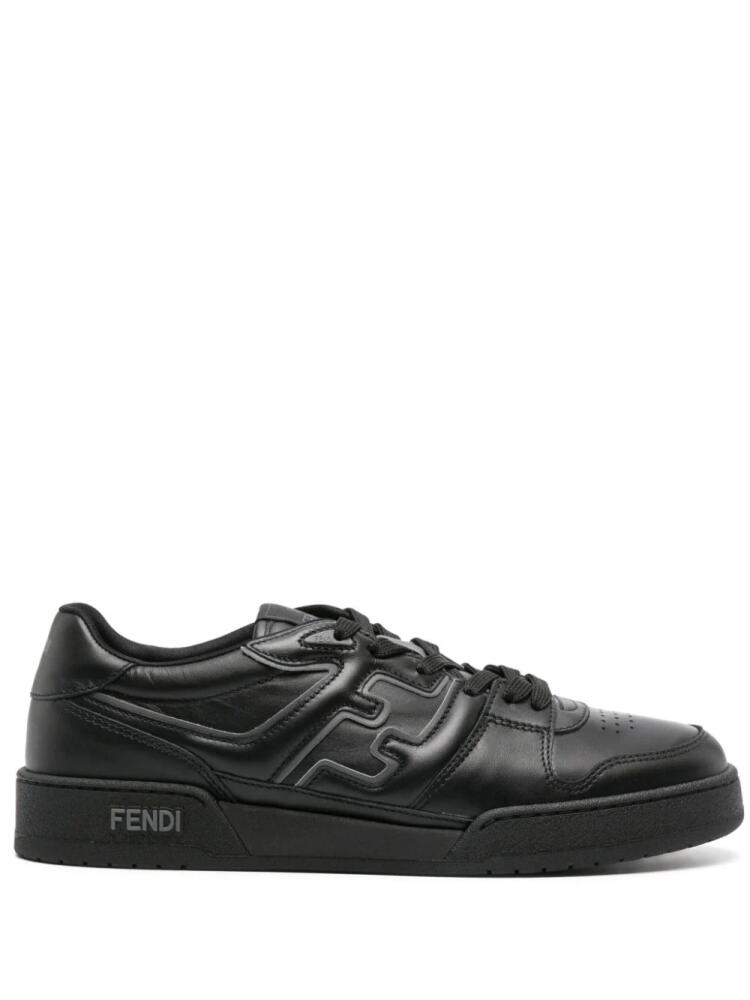 FENDI Match leather sneakers - Black Cover