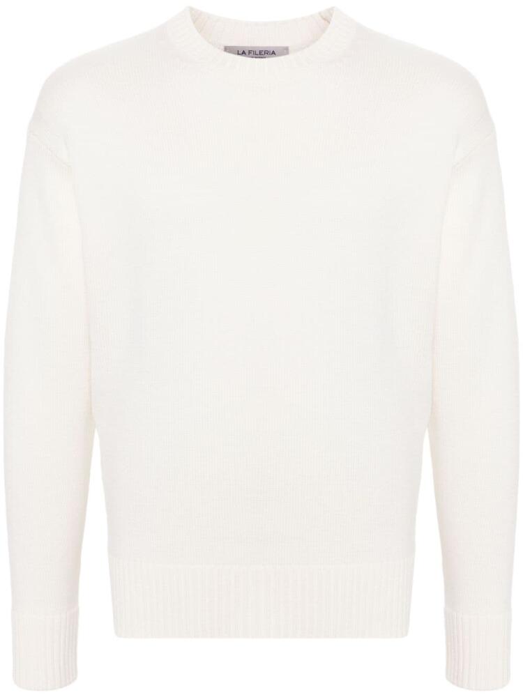 Fileria fine-knit jumper - Neutrals Cover