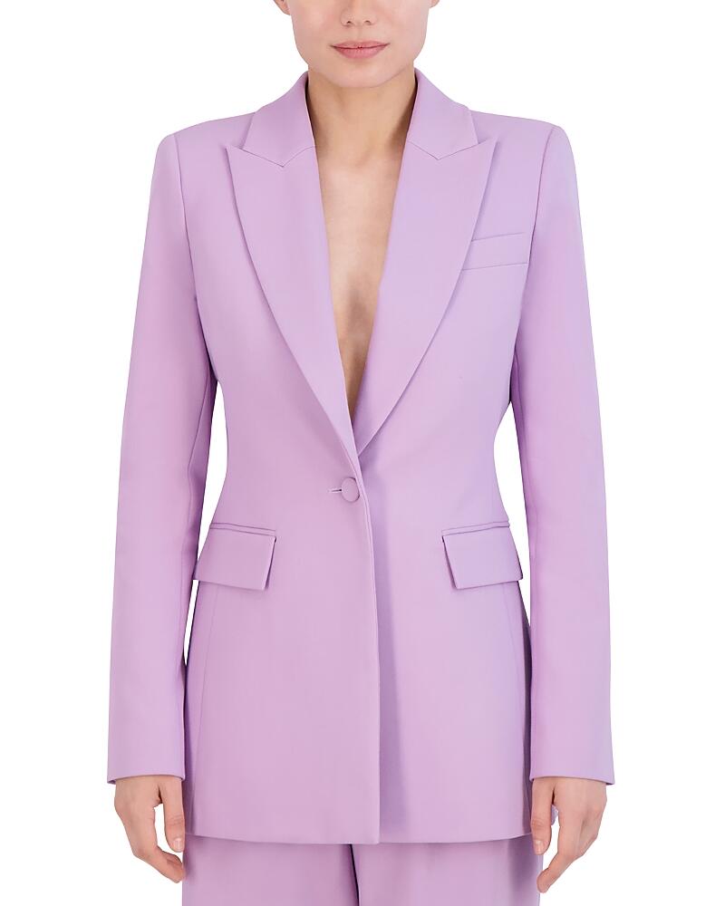 Bcbgmaxazria One Button Peak Lapel Blazer Cover