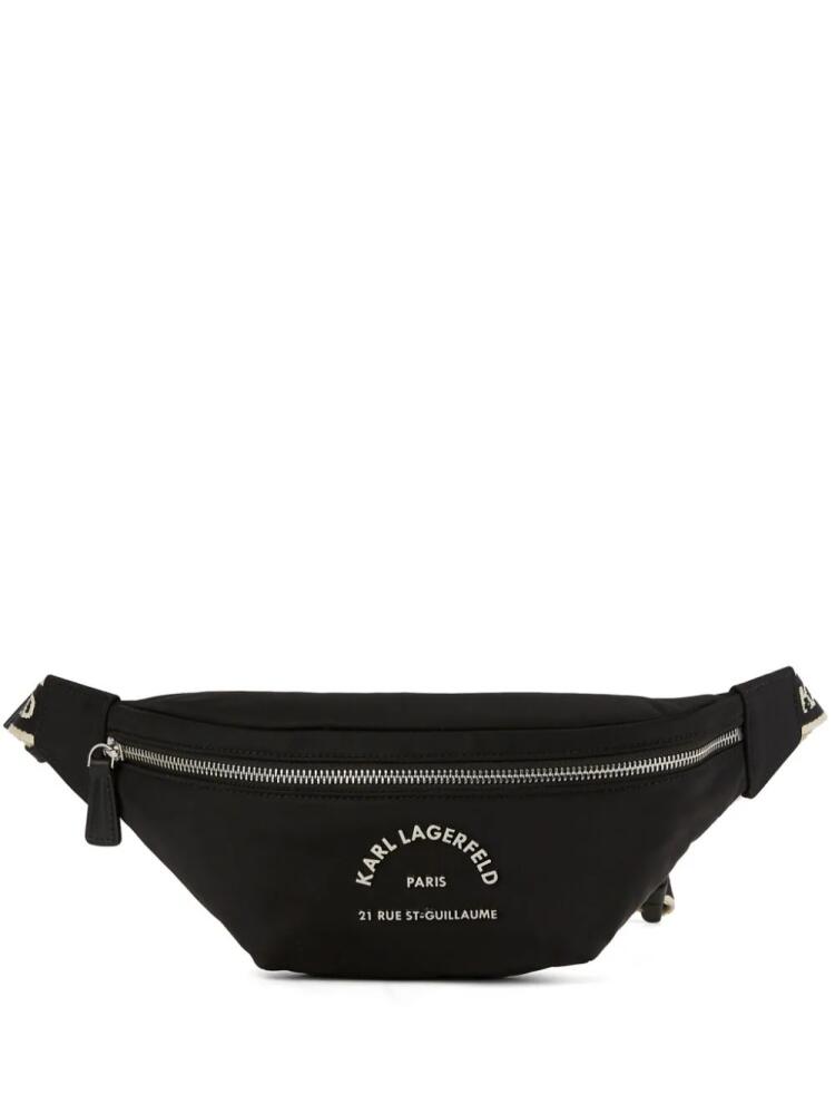 Karl Lagerfeld Rue St-Guillaume belt bag - Black Cover