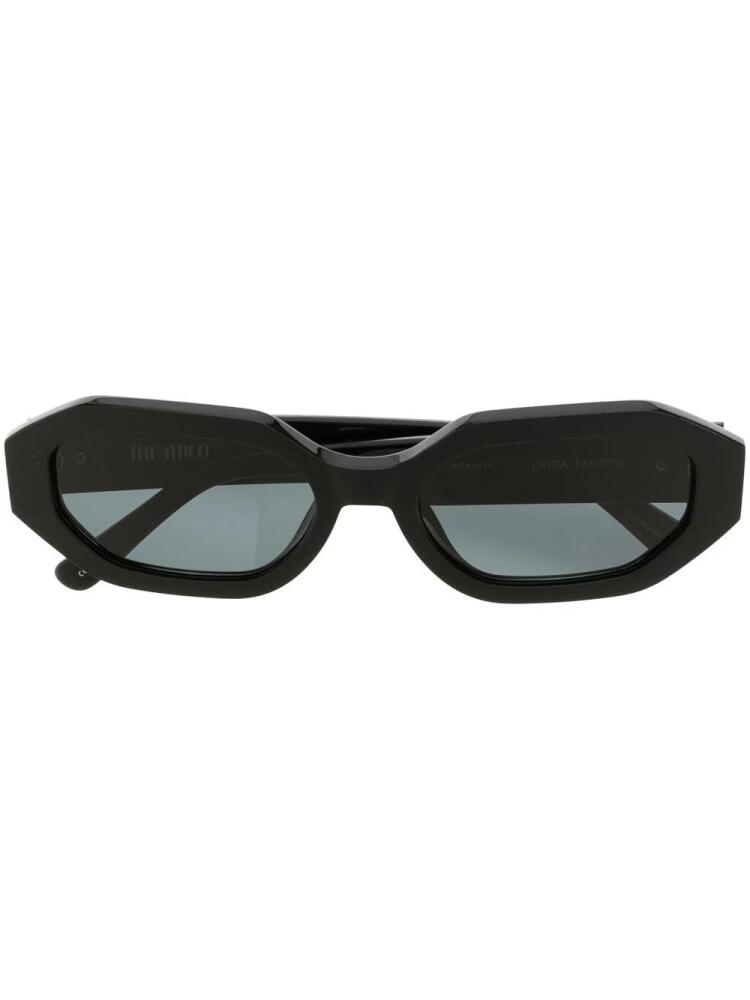 Linda Farrow x Attico Irene sunglasses - Black Cover