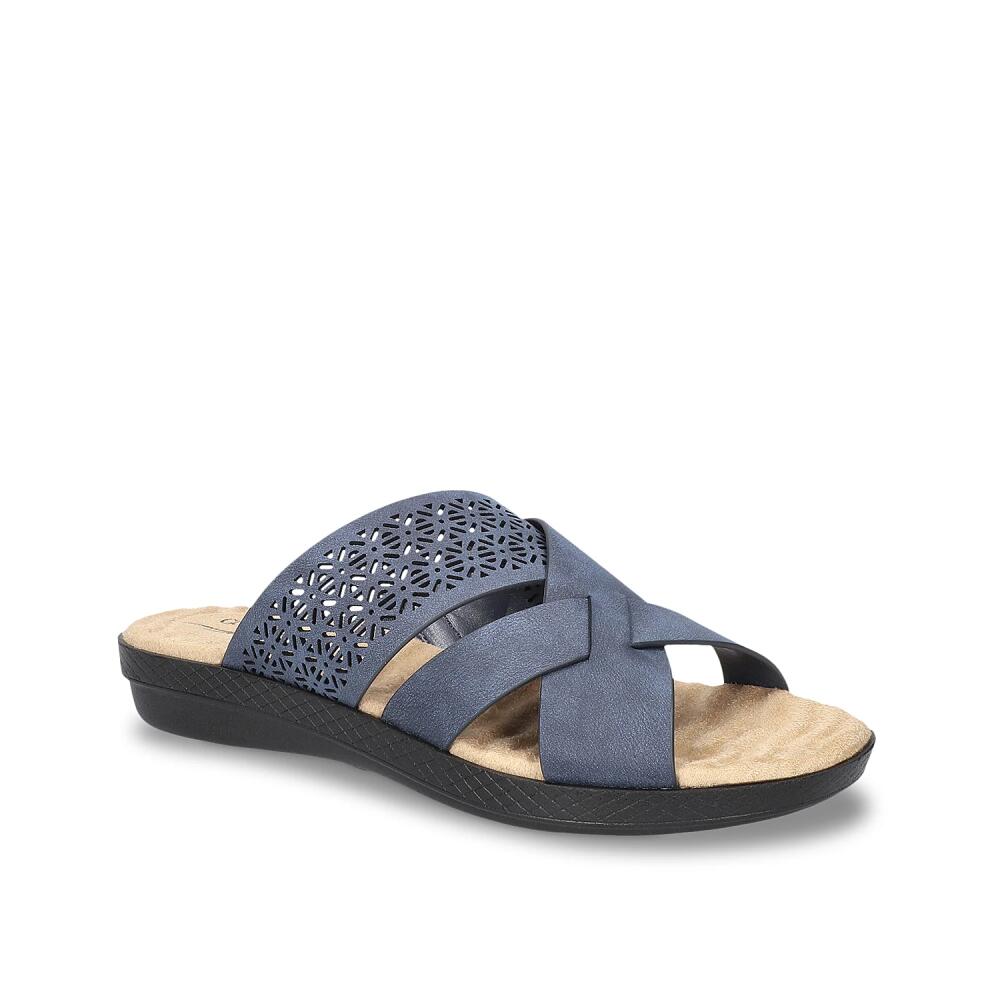 Easy Street Coho Wedge Sandal | Women's | Navy Cover