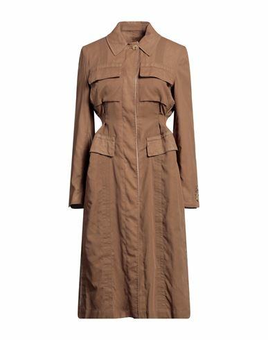 Golden Goose Woman Overcoat & Trench Coat Camel Cotton Cover