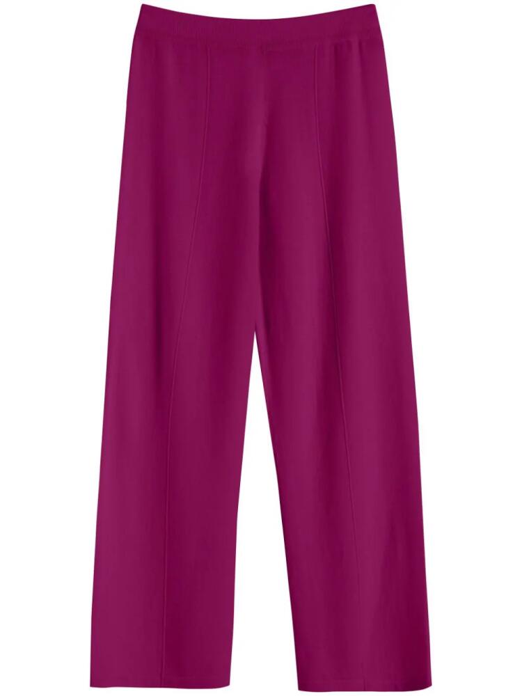 Chinti & Parker wide-leg track pants - Purple Cover