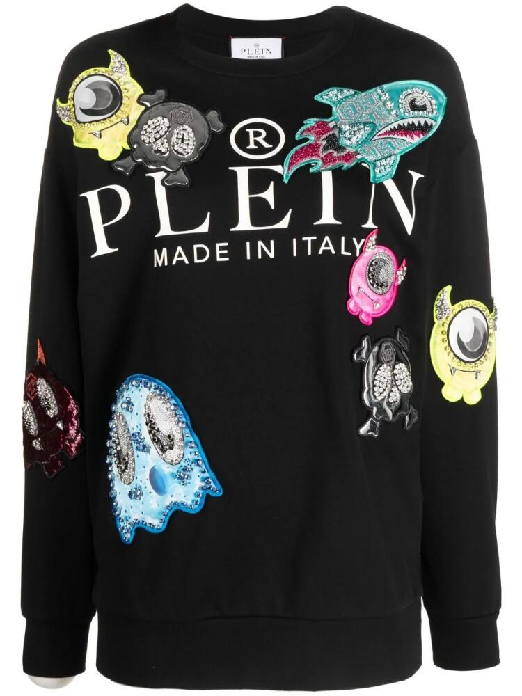 Philipp Plein Monsters logo-print sweatshirt - Black Cover