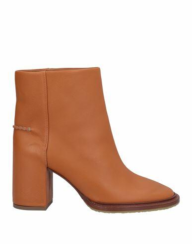 Chloé Woman Ankle boots Tan Soft Leather Cover