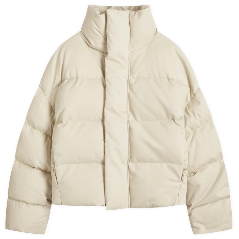 Entire Studios Women's Puffer Jacket in Off White Cover