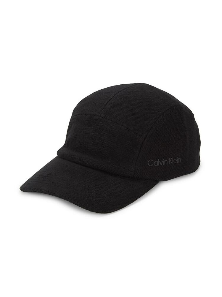 Calvin Klein Women's Terry Logo Tennis Cap - Black Cover