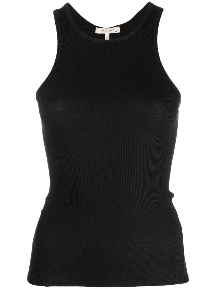 rag & bone ribbed tank top - Black Cover