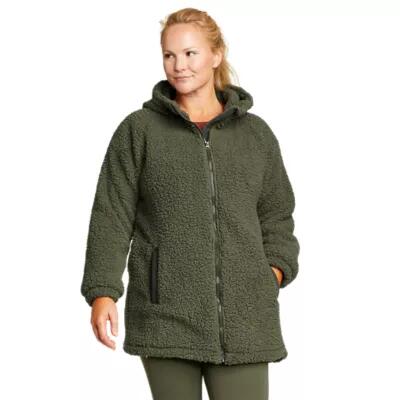 Eddie Bauer Women's Fireside Plush Fleece Full-Zip Jacket Cover