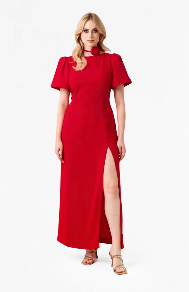 NANA'S Celine Maxi Dress in Red Cover