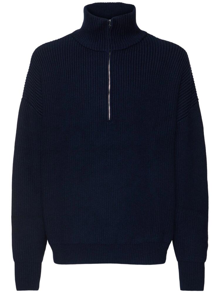 THE FRANKIE SHOP Harrison Half-zip Sweater Cover