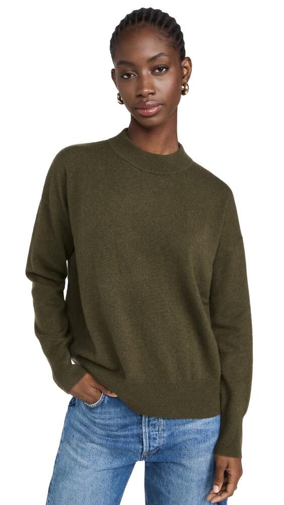 La Ligne Lightweight Solid Marin Sweater Olive Cover