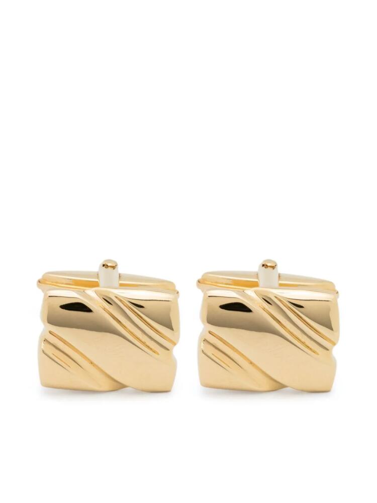 Lanvin rectangular shape cufflinks - Gold Cover