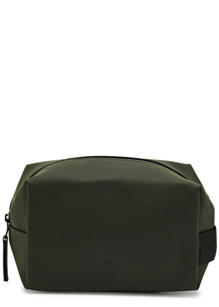 Rains Rubberised Wash bag - Green Cover