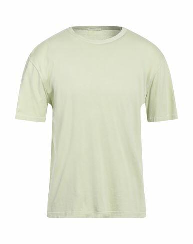 Ten C Man T-shirt Light green Cotton Cover