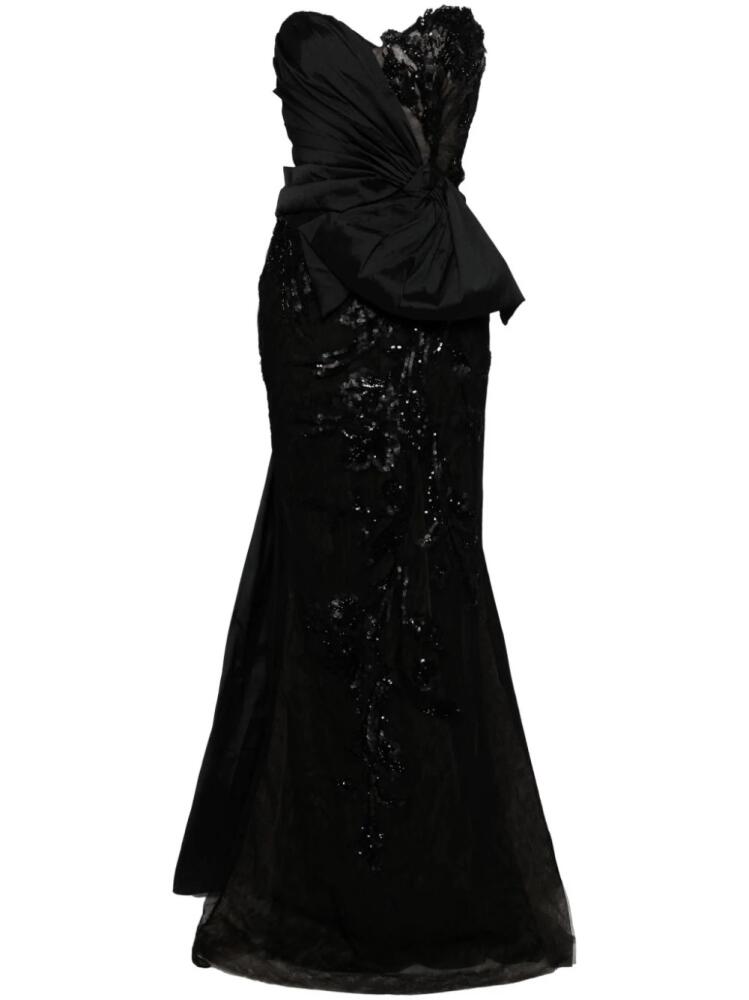 Saiid Kobeisy sequin-embellished tulle gown - Black Cover