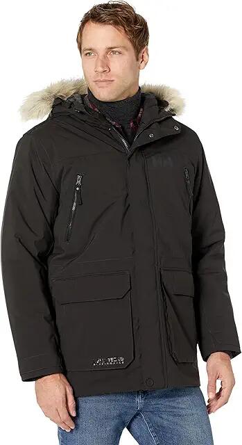 Helly Hansen Reine Parka (Black) Men's Clothing Cover