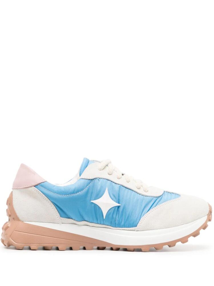 Madison.Maison Star suede-trimmed sneakers - Blue Cover