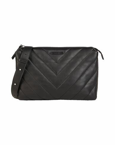 Les Visionnaires Vera Quilting Silky Leather Woman Handbag Black Lambskin Cover