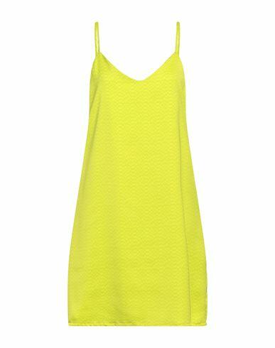 Jjxx By Jack & Jones Woman Mini dress Yellow Recycled polyester, Polyester Cover