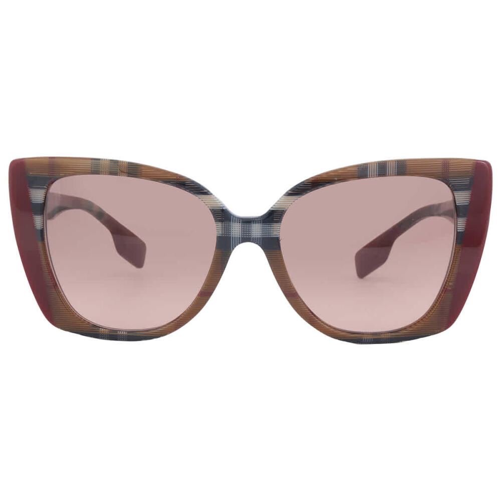 Burberry Meryl Pink Gradient Dark Brown Cat Eye Ladies Sunglasses Cover