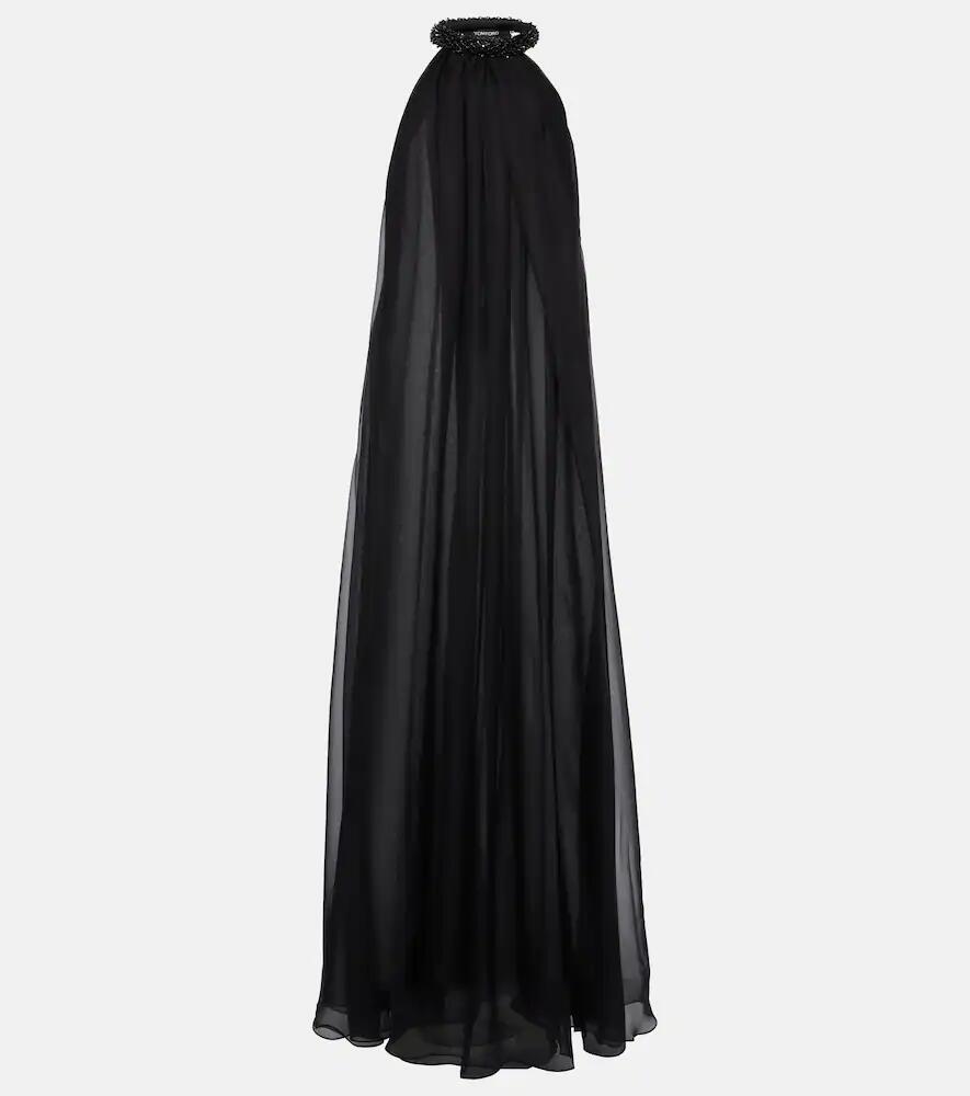 Tom Ford Embellished silk chiffon gown Cover