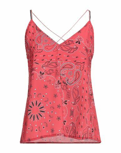 Shop ★ Art Woman Top Red Polyester Cover