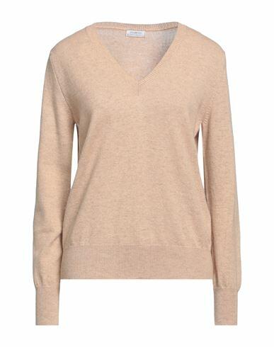 Malo Woman Sweater Beige Cashmere Cover