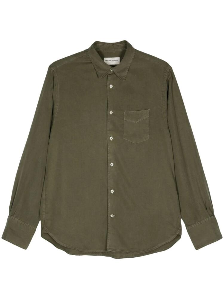 Officine Generale Benoit shirt - Green Cover