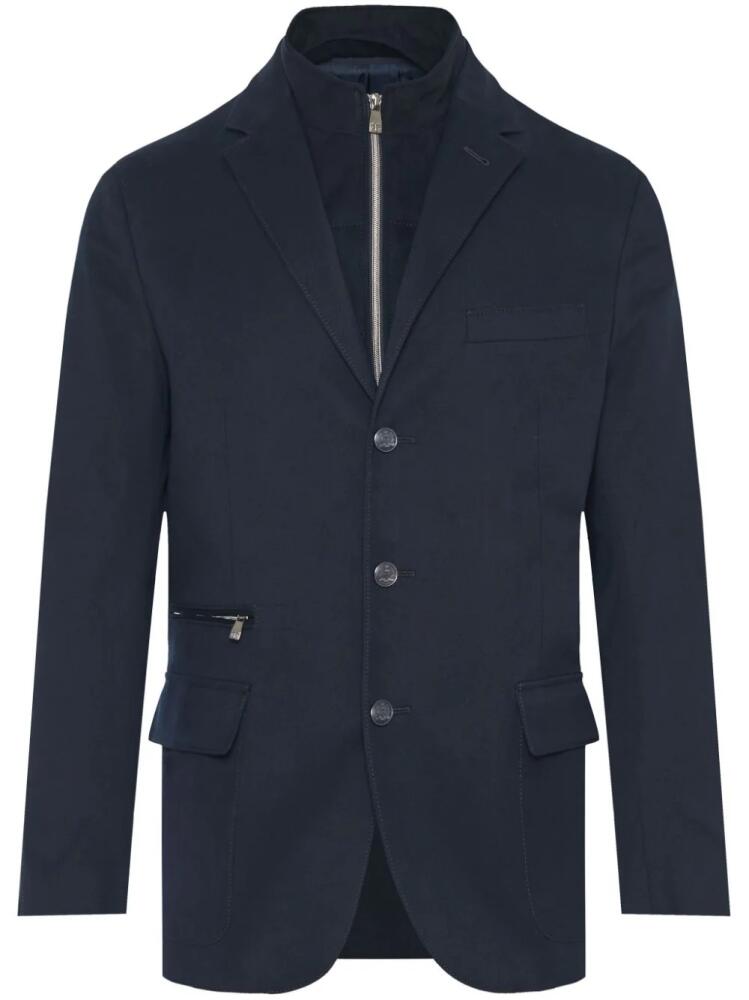 Corneliani tech jacket - Blue Cover