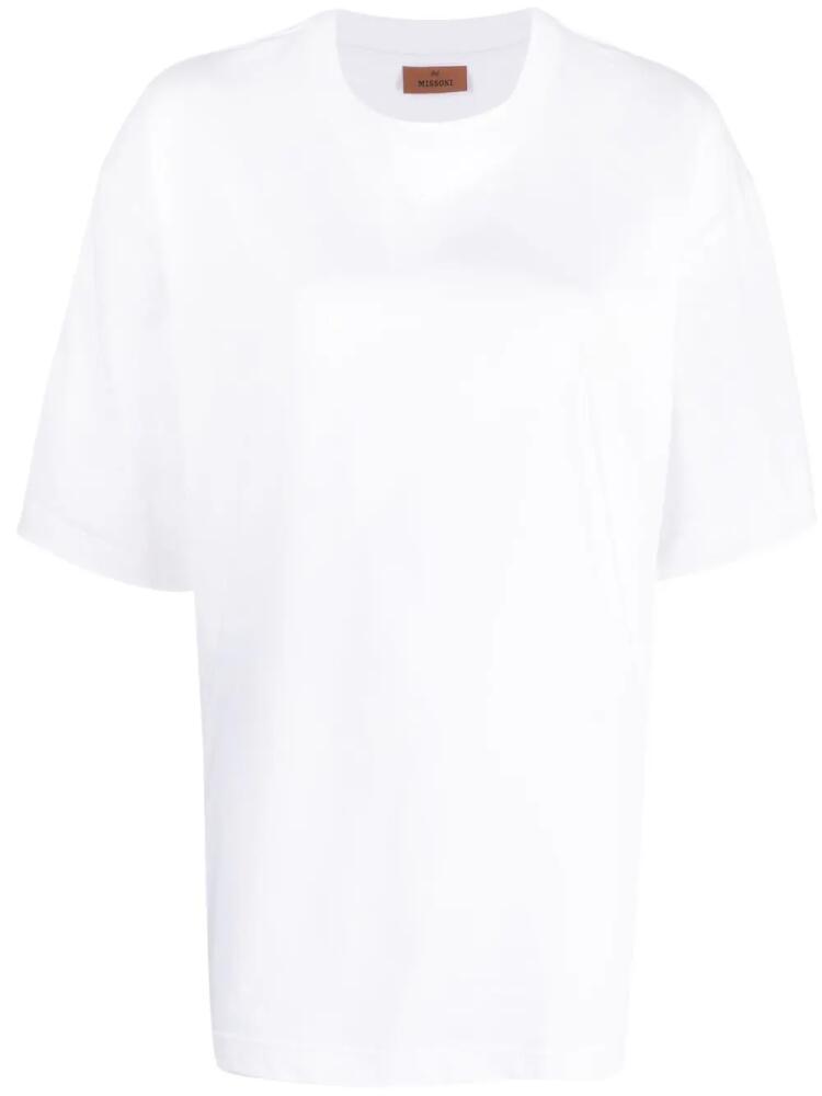 Missoni logo-print crew-neck T-shirt - White Cover