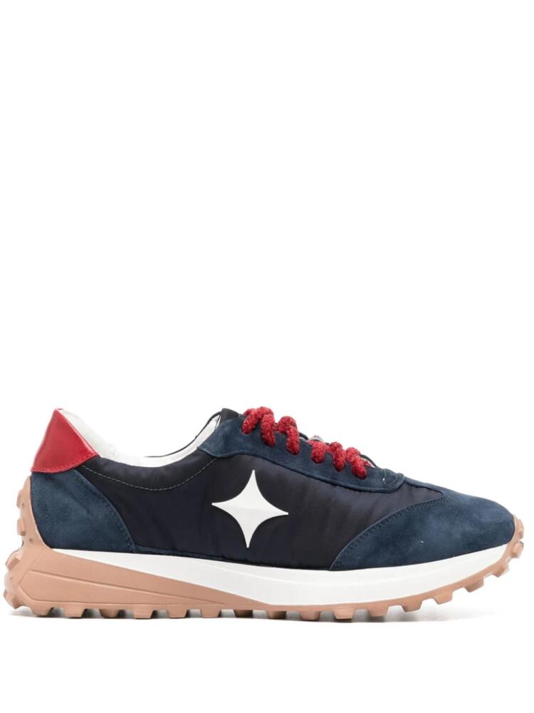 Madison.Maison Star suede-trimmed sneakers - Blue Cover