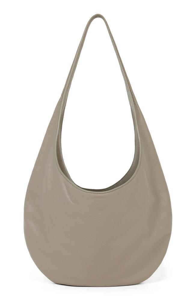 WE-AR4 The H Leather Hobo Bag in Mink Cover