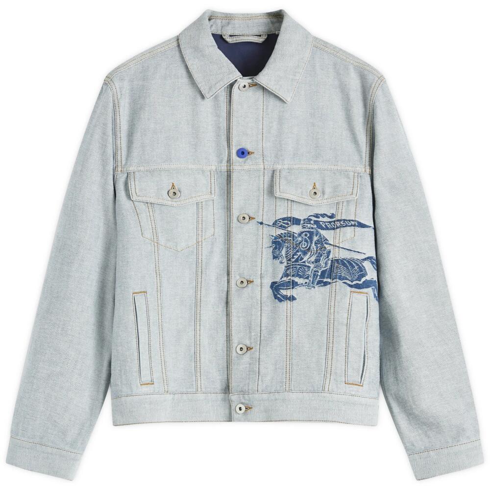 Burberry Men's EKD Denim Jacket in Denim Blue Cover